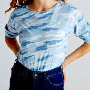 Lucky Brand 🍀 Light Blue Camo Tee